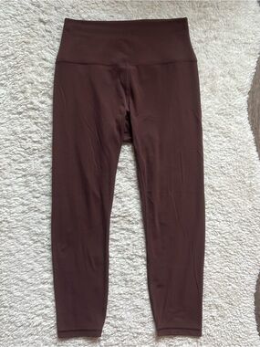 CRZ Yoga Women’s Butterluxe 28” Leggings Lava Brown High Waisted (M)